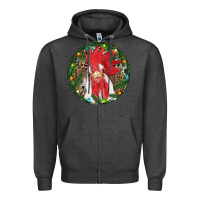 Charcoal Heather Roaster Christmas Zipper Hoodie - RanaPortraitStore