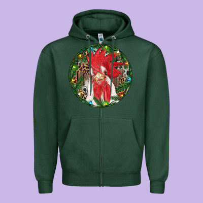 Zipper Hoodie Roaster Christmas