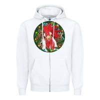 White Roaster Christmas Zipper Hoodie - RanaPortraitStore