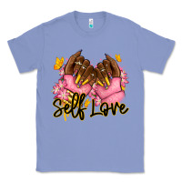 Colony Blue Self love pink afro nails Classic Tee - RanaPortraitStore