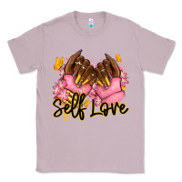 Lilac Self love pink afro nails Classic Tee - RanaPortraitStore