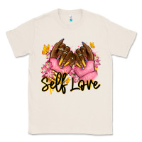 Natural Self love pink afro nails Classic Tee - RanaPortraitStore