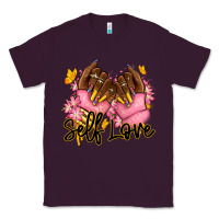 Plum Self love pink afro nails Classic Tee - RanaPortraitStore