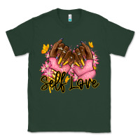 Sports Green Self love pink afro nails Classic Tee - RanaPortraitStore