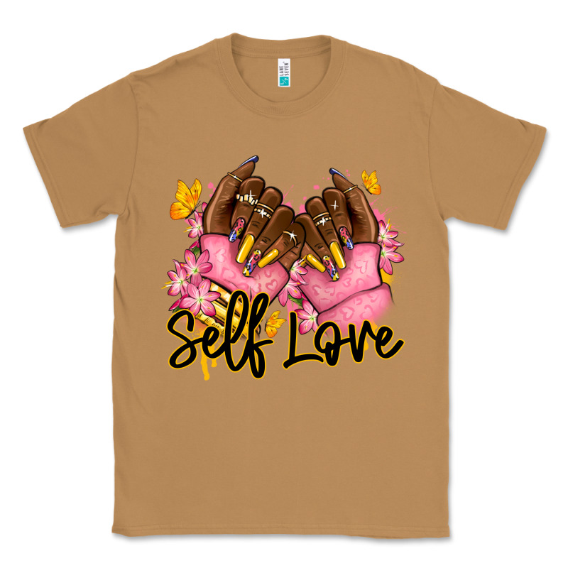 Self Love Pink Afro Nails Classic Tee by RanaPortraitStore | Teevron