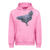 Fuchsia Pink Ameraucana Chicken Urban Hoodie - LillyAllenDesigns