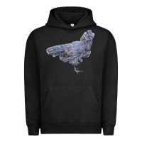 Pigment Black Ameraucana Chicken Urban Hoodie - LillyAllenDesigns