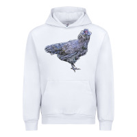White Ameraucana Chicken Urban Hoodie - LillyAllenDesigns