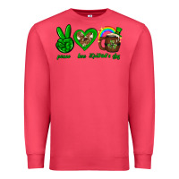 Cardinal Peace love luck St. Patrick's Day Premium Sweatshirt - Neo Western