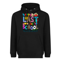 Black happy last day of school Heavyweight Hoodie - Zillion Design Studio