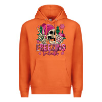 Carrot freezing to death winter skull Premium Hoodie - Jasminsmagicworld