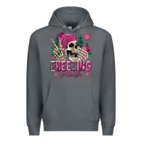 Rock freezing to death winter skull Premium Hoodie - Jasminsmagicworld