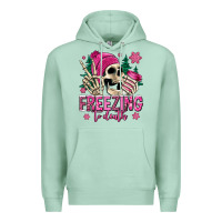 Seafoam freezing to death winter skull Premium Hoodie - Jasminsmagicworld