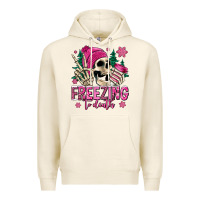 Tofu freezing to death winter skull Premium Hoodie - Jasminsmagicworld