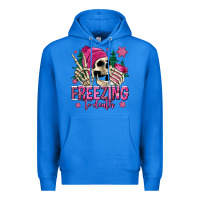 True Royal freezing to death winter skull Premium Hoodie - Jasminsmagicworld