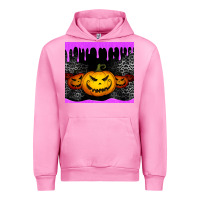 Fuchsia Pink halloween jack o'lantern dripping glitter tumbler Urban Hoodie - Jasminsmagicworld