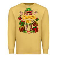 Antique Gold im the clumsy elf Premium Sweatshirt - FaDigitalArtStudio