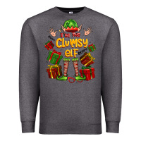 Charcoal Heather im the clumsy elf Premium Sweatshirt - FaDigitalArtStudio