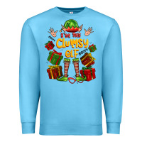 Ocean Blue im the clumsy elf Premium Sweatshirt - FaDigitalArtStudio