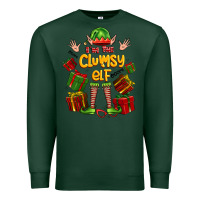 Sports Green im the clumsy elf Premium Sweatshirt - FaDigitalArtStudio