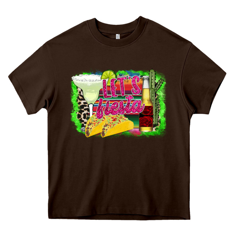 Lets Fiesta Heavy Core Tee by CowhideDigitalArt | Teevron