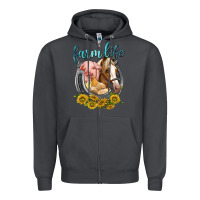 Smoke chicken pig horse farm life Zipper Hoodie - texasbilliewilder