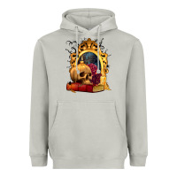 Moon Dust Halloween Skull Candles and Roses Heavyweight Hoodie - texasbilliewilder