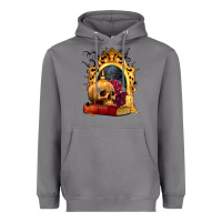 Storm Halloween Skull Candles and Roses Heavyweight Hoodie - texasbilliewilder