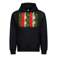 Black mexican flag brushstroke Urban Hoodie - Jasminsmagicworld