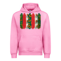 Fuchsia Pink mexican flag brushstroke Urban Hoodie - Jasminsmagicworld