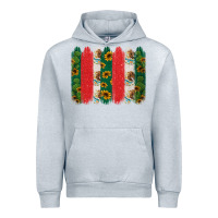 Heather Grey mexican flag brushstroke Urban Hoodie - Jasminsmagicworld