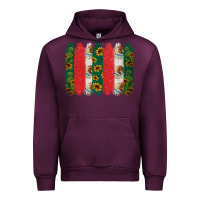 Mauve Wine mexican flag brushstroke Urban Hoodie - Jasminsmagicworld