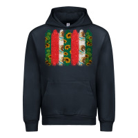 Navy mexican flag brushstroke Urban Hoodie - Jasminsmagicworld