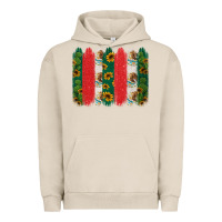 Pigment French Oak mexican flag brushstroke Urban Hoodie - Jasminsmagicworld