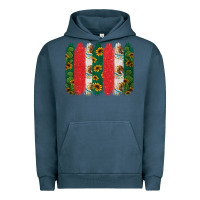 Pigment Midnight Navy mexican flag brushstroke Urban Hoodie - Jasminsmagicworld