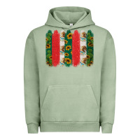 Pigment Oil Green mexican flag brushstroke Urban Hoodie - Jasminsmagicworld