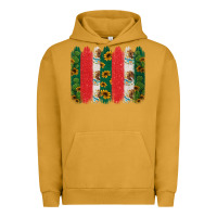 Pigment Peanut Butter mexican flag brushstroke Urban Hoodie - Jasminsmagicworld