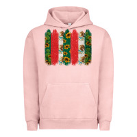 Pigment Salmon mexican flag brushstroke Urban Hoodie - Jasminsmagicworld