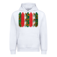 White mexican flag brushstroke Urban Hoodie - Jasminsmagicworld