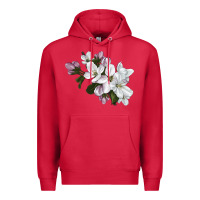 Cardinal apple blossom Premium Hoodie - LillyAllenDesigns