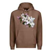 Chestnut apple blossom Premium Hoodie - LillyAllenDesigns