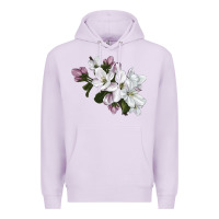 Lilac apple blossom Premium Hoodie - LillyAllenDesigns