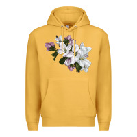 Mustard apple blossom Premium Hoodie - LillyAllenDesigns