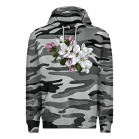 Slate Camo apple blossom Premium Hoodie - LillyAllenDesigns