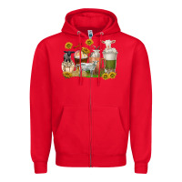 Coffee Cups Goats Zipper Hoodie | Teevron