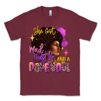 Burgundy She got mad hustle and a dope soul Classic Tee - RanaPortraitStore