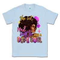 Dusty Blue She got mad hustle and a dope soul Classic Tee - RanaPortraitStore
