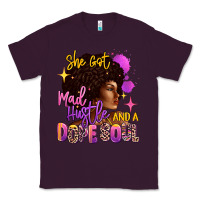 Plum She got mad hustle and a dope soul Classic Tee - RanaPortraitStore