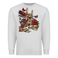 Dove Grey hair hustler 3 Premium Sweatshirt - SublimationCraftShop