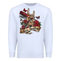 White hair hustler 3 Premium Sweatshirt - SublimationCraftShop